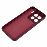 EIDERWOOD Xiaomi 15 Pro Lined Flexible Plastic Case - Wine Red