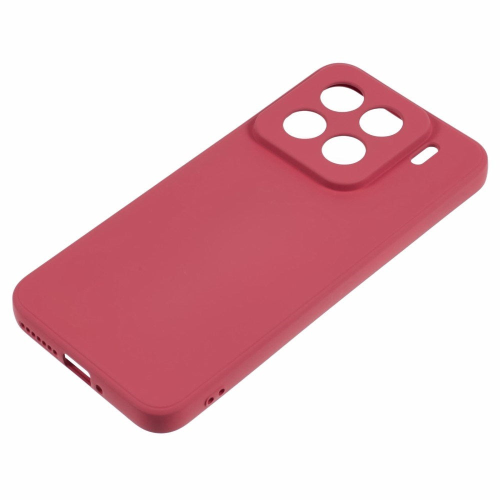 EIDERWOOD Xiaomi 15 Pro Lined Flexible Plastic Case - Dark Red