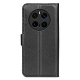 EIDERWOOD Honor Magic7 Pro Faux Leather Flip Case with Cardholder & Stand Function - Black