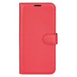 EIDERWOOD Honor Magic7 Pro Faux Leather Flip Case with Cardholder & Stand Function - Red