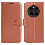 EIDERWOOD Honor Magic7 Pro Faux Leather Flip Case with Cardholder & Stand Function - Brown