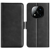 EIDERWOOD Xiaomi Redmi Note 14 Pro+ Faux Leather Flip Case with Cardholder & Stand Function - Black