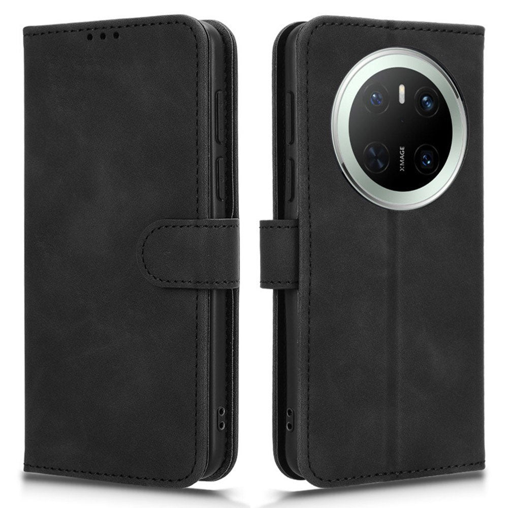 EIDERWOOD Huawei Mate 70 Faux Leather Flip Case with Cardholder & Stand Function - Black