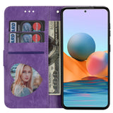 EIDERWOOD Samsung Galaxy A56 (5G) Glitter Flip Case with Zipper Pocket & Stand Function - Purple