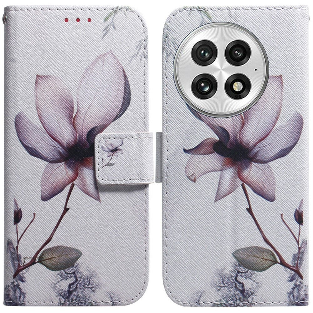 EIDERWOOD OnePlus 13 Faux Leather Flip Case with Design - Flower