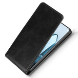 EIDERWOOD OnePlus 13 Vegan Leather Flip Case with Card Pocket - Black