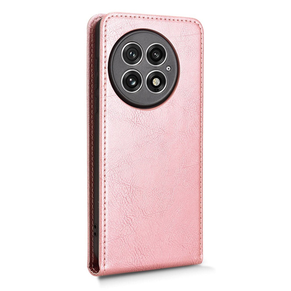 EIDERWOOD OnePlus 13 Vegan Leather Flip Case with Card Pocket - Pink