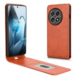 EIDERWOOD OnePlus 13 Vegan Leather Flip Case with Card Pocket - Orange