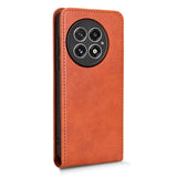 EIDERWOOD OnePlus 13 Vegan Leather Flip Case with Card Pocket - Orange