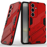 EIDERWOOD Samsung Galaxy A26 5G Rugged Case with Built-in Kickstand - Red