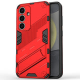 EIDERWOOD Samsung Galaxy A56 (5G) Rugged Case with Built-in Kickstand - Red