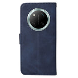 EIDERWOOD Honor Magic7 Lite Faux Leather Flip Case with Strap - Blue