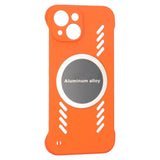 EIDERWOOD iPhone 13 Hard Plastic Case with Heat Dissipation - Orange