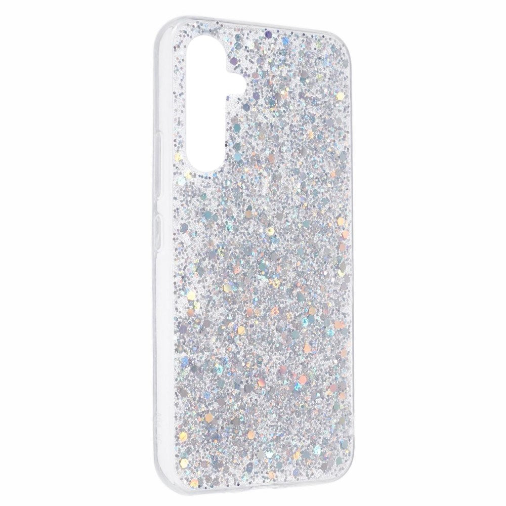 EIDERWOOD Samsung Galaxy A26 (5G) Flexible Plastic Case with Glitter - Silver