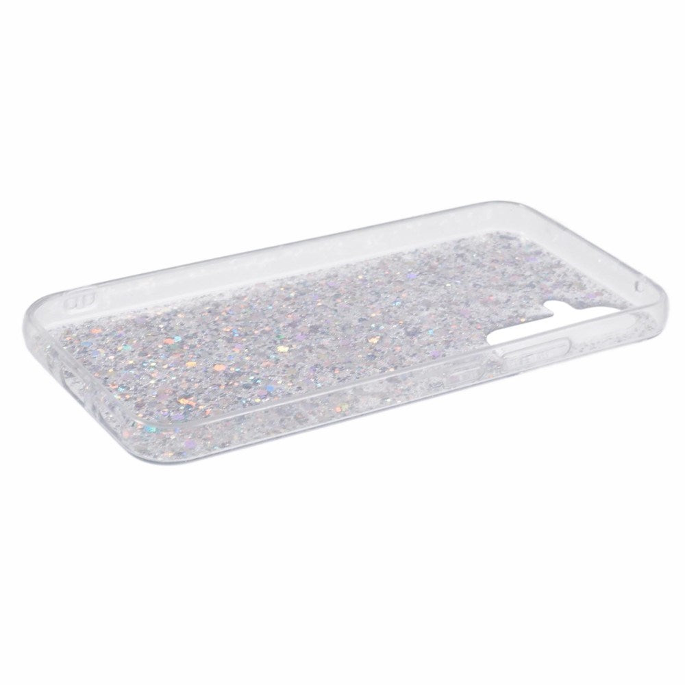 EIDERWOOD Samsung Galaxy A26 (5G) Flexible Plastic Case with Glitter - Silver