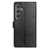 EIDERWOOD Samsung Galaxy A26 (5G) Faux Leather Flip Case with Strap - Black