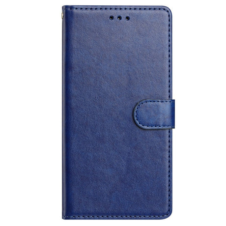 EIDERWOOD Samsung Galaxy A26 (5G) Faux Leather Flip Case with Strap - Blue