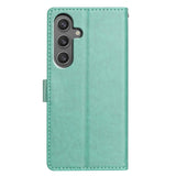 EIDERWOOD Samsung Galaxy A26 (5G) Faux Leather Flip Case with Strap - Green