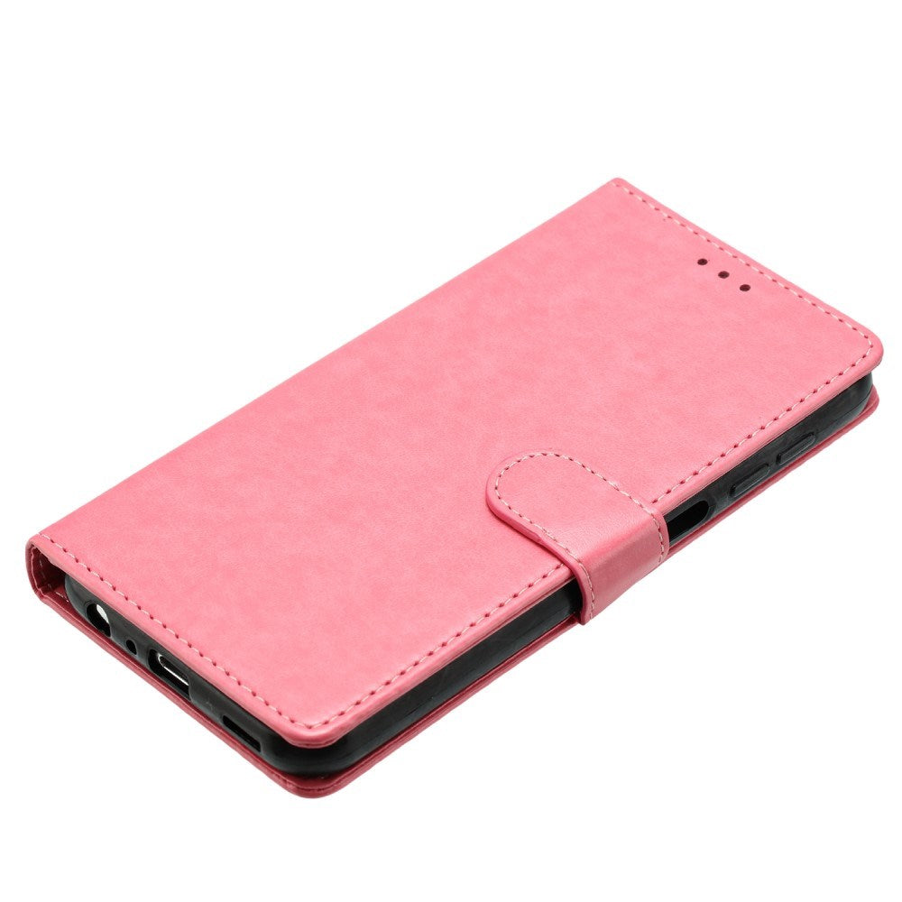 EIDERWOOD Samsung Galaxy A26 (5G) Faux Leather Flip Case with Strap - Pink