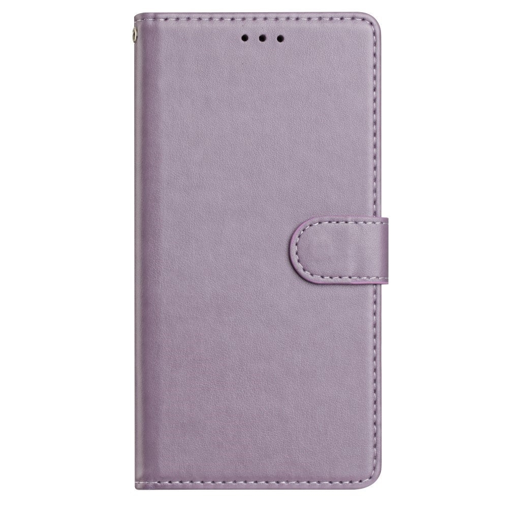 EIDERWOOD Samsung Galaxy A56 (5G) Faux Leather Flip Case with Strap - Purple