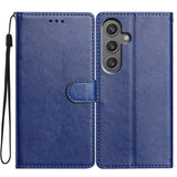 EIDERWOOD Samsung Galaxy A56 (5G) Faux Leather Flip Case with Strap - Blue