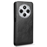 EIDERWOOD Xiaomi Redmi 14C Vertical Flip Case with Card Holder - Black