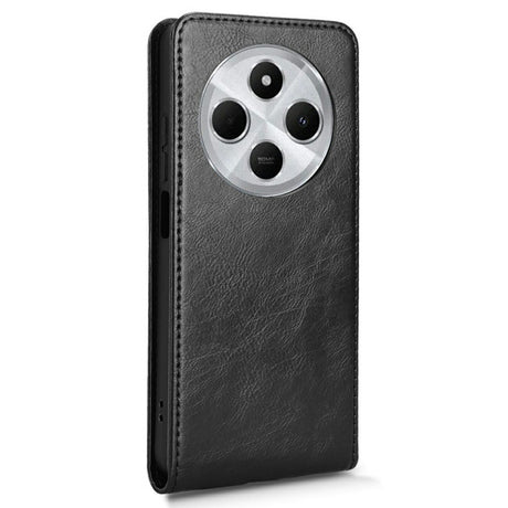EIDERWOOD Xiaomi Redmi 14C Vertical Flip Case with Card Holder - Black