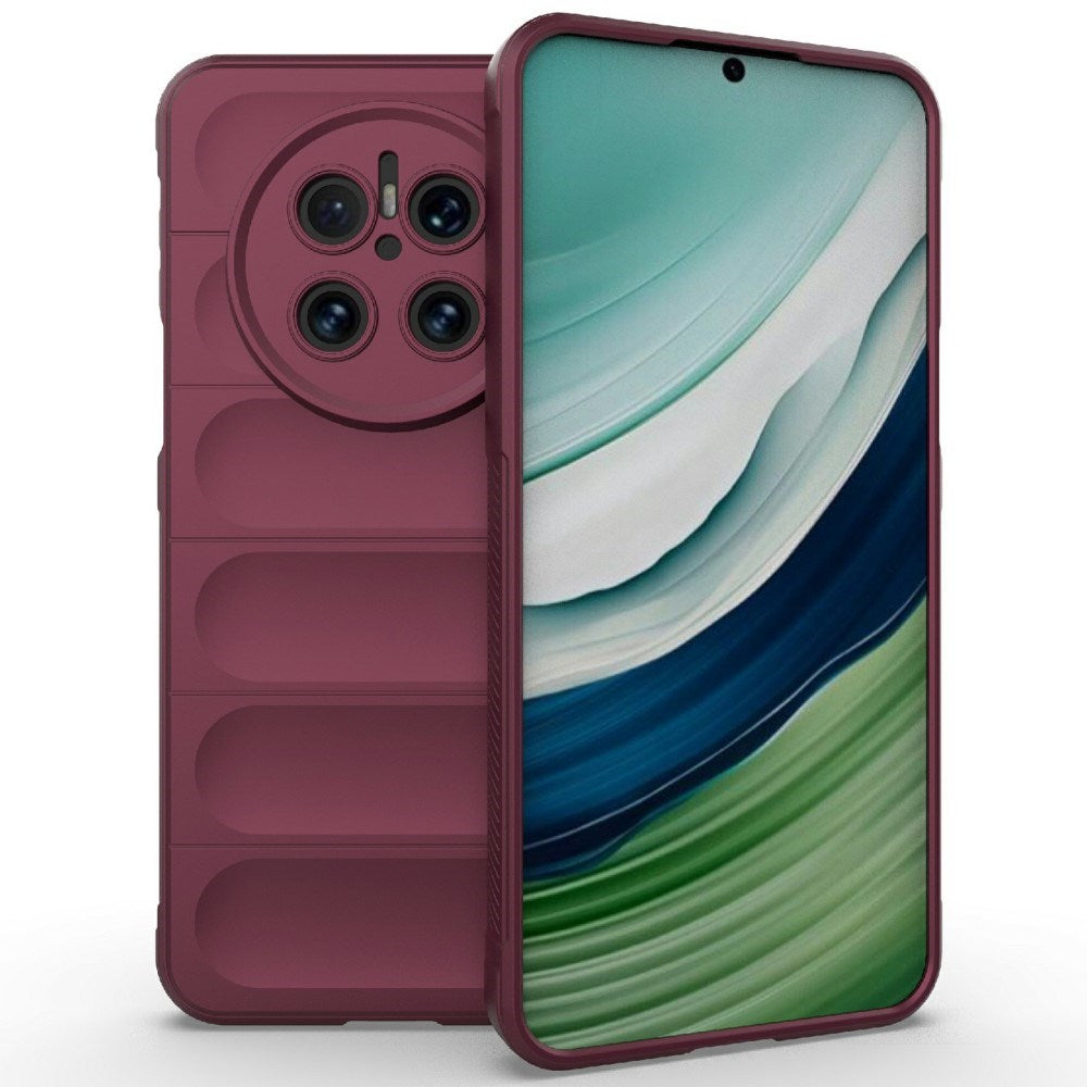 EIDERWOOD Huawei Mate 70 Flexible Plastic Case - Wine Red