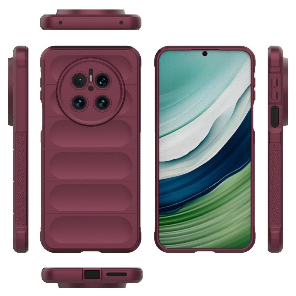 EIDERWOOD Huawei Mate 70 Flexible Plastic Case - Wine Red