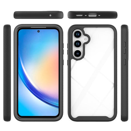 EIDERWOOD Samsung Galaxy A36 (5G) / A56 (5G) Hybrid Plastic Case with Screen Protector Film - Transparent