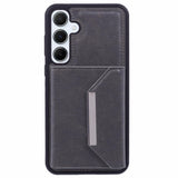 EIDERWOOD Samsung Galaxy S25 2-in-1 Vegan Leather Case with Cardholder & Stand Function - Grey