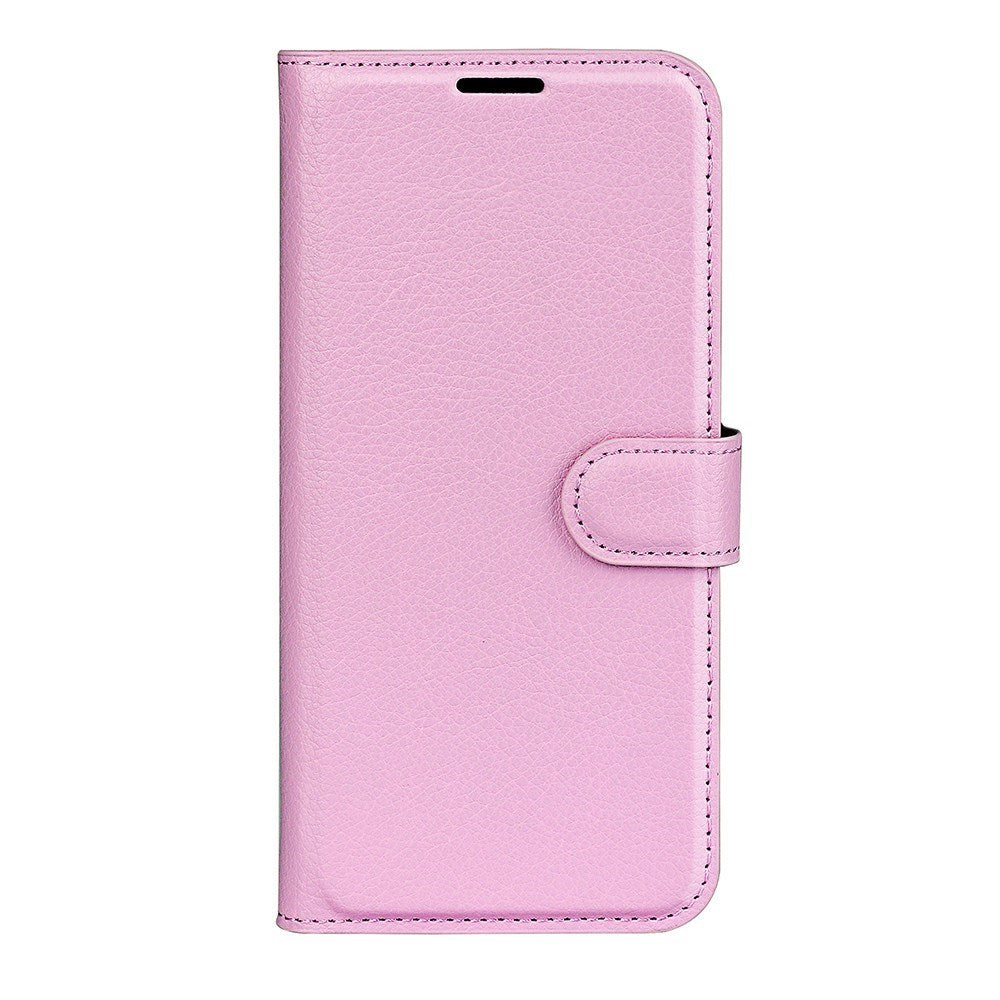 EIDERWOOD iPhone 16e Faux Leather Flip Case with Cardholder & Stand Function - Pink