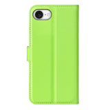 EIDERWOOD iPhone 16e Faux Leather Flip Case with Cardholder & Stand Function - Green