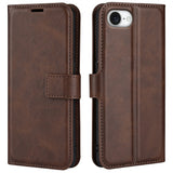 EIDERWOOD iPhone 16e Faux Leather Flip Case - Brown