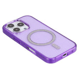 EIDERWOOD iPhone 16 Pro Max Plastic Glitter Case - MagSafe Compatible - Purple