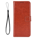 EIDERWOOD OnePlus 13R 5G Leather Texture Flip Case - Brown