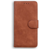 EIDERWOOD Motorola Moto G15 Faux Leather Flip Case with Card Holder & Stand Function - Brown