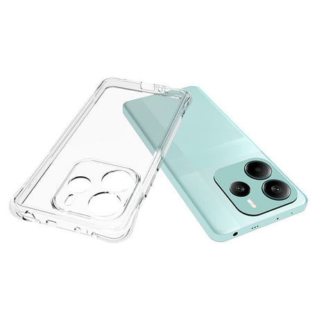 EIDERWOOD Xiaomi Redmi Note 14 (5G) Plastic Case with Shock Absorbing Corners - Transparent