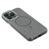 EIDERWOOD iPhone 15 Pro Plastic Glitter Case - MagSafe Compatible - Black