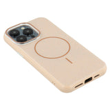 EIDERWOOD iPhone 15 Pro Plastic Glitter Case - MagSafe Compatible - Gold