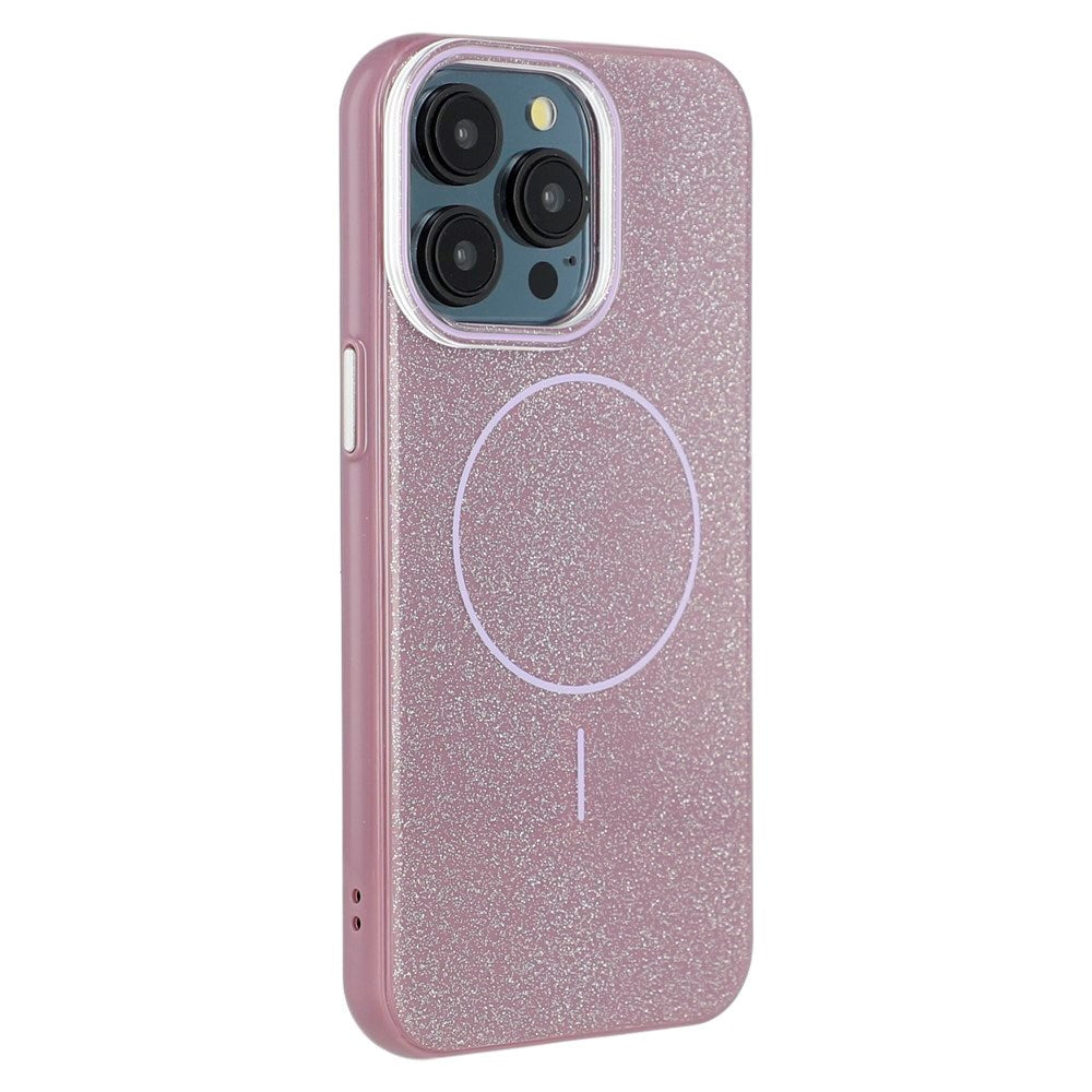 EIDERWOOD iPhone 15 Pro Plastic Glitter Case - MagSafe Compatible - Purple