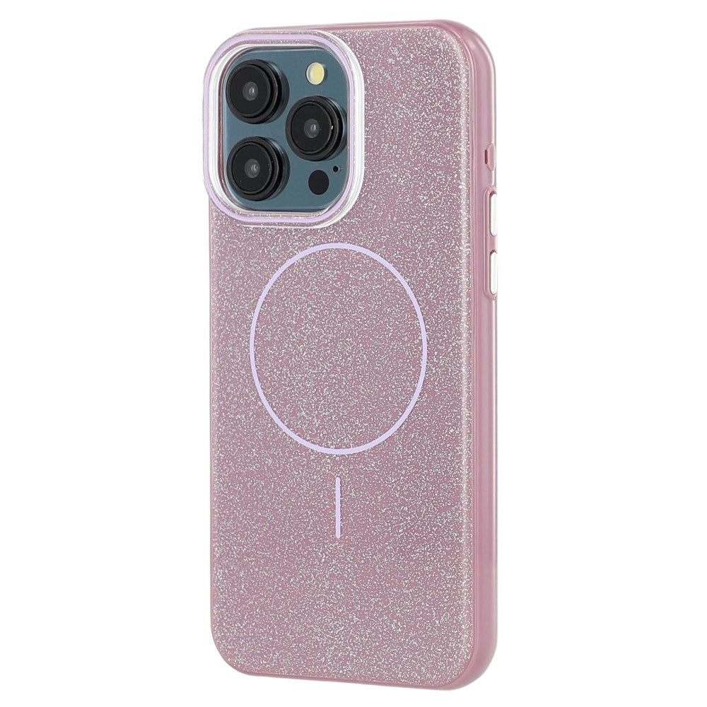 EIDERWOOD iPhone 15 Pro Plastic Glitter Case - MagSafe Compatible - Purple
