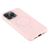 EIDERWOOD iPhone 15 Pro Plastic Glitter Case - MagSafe Compatible - Pink