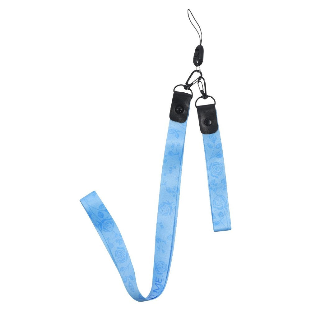 OnePlus 13R Flexible Plastic Case with 2 x Lanyard - Blue