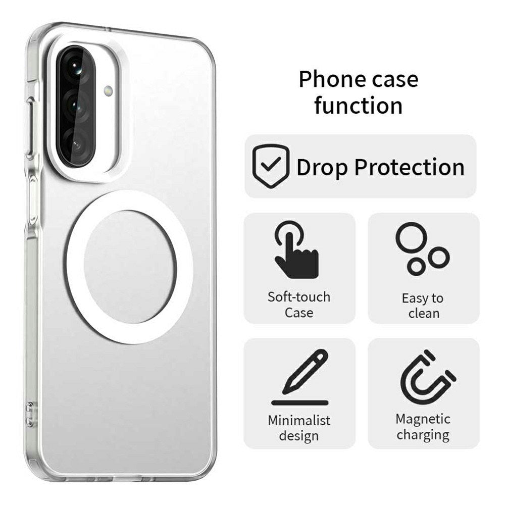 EIDERWOOD Samsung Galaxy A26 5G Case Hybrid Protection with MagSafe - White