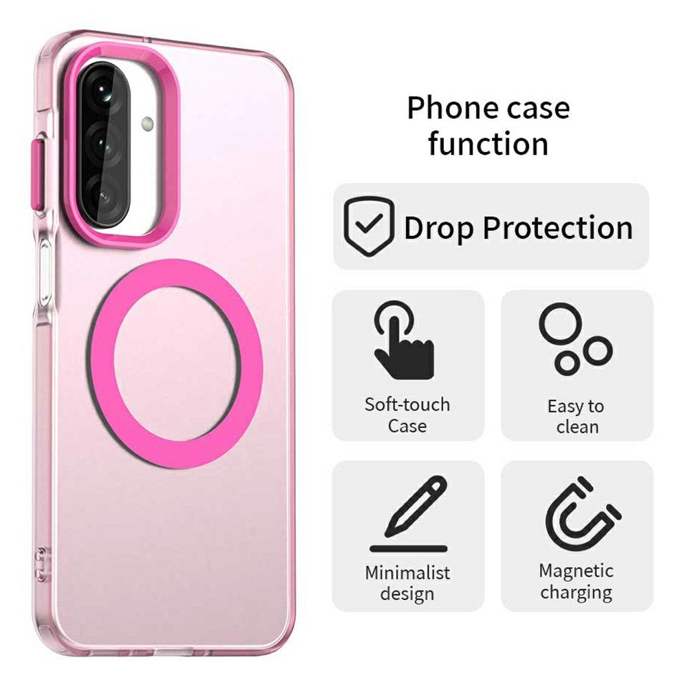 EIDERWOOD Samsung Galaxy A26 5G Case Hybrid Protection with MagSafe - Pink