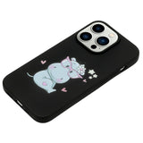 iPhone 14 Pro Flexible Plastic Back Case - Hippopotamus