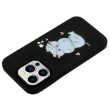 iPhone 14 Pro Flexible Plastic Back Case - Hippopotamus