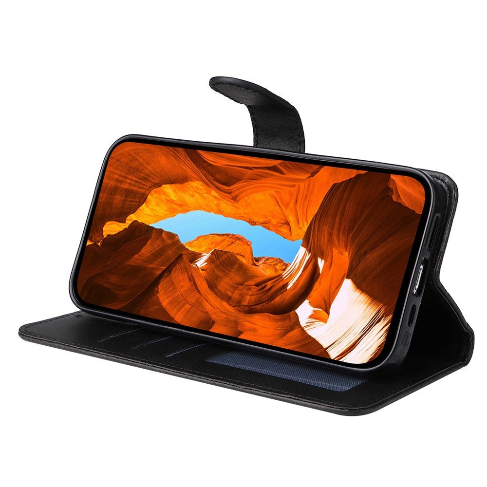 Xiaomi Poco F7 Ultra EIDERWOOD Faux Leather Flip Case with Strap – Black