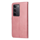 EIDERWOOD Realme 14X (5G) / C75 Faux Leather Flip Case with Strap - Pink